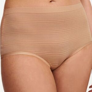 CHANTELLE SoftStretch Sheer Brief - Clay Nude